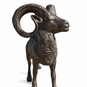Life-Size Ram Aluminum Statue