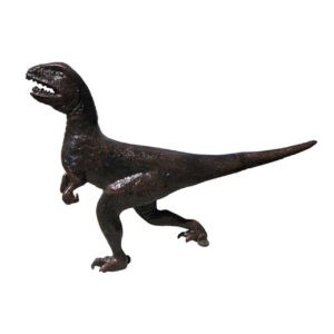 Aluminum Running Raptor Statue