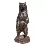 Life Size Brown Bear Aluminum Statue
