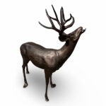 Aluminum Deer Buck Call Statue