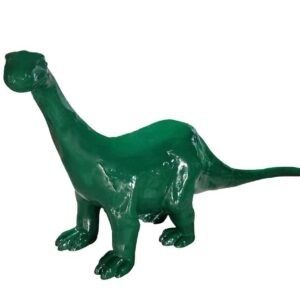 Long Neck Sinclair Dino Aluminum Statue