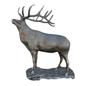 Mountain Royal Elk Aluminum Statue