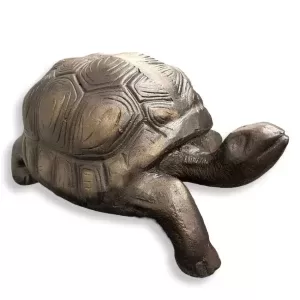 Small Walking tortoise Aluminum Statue
