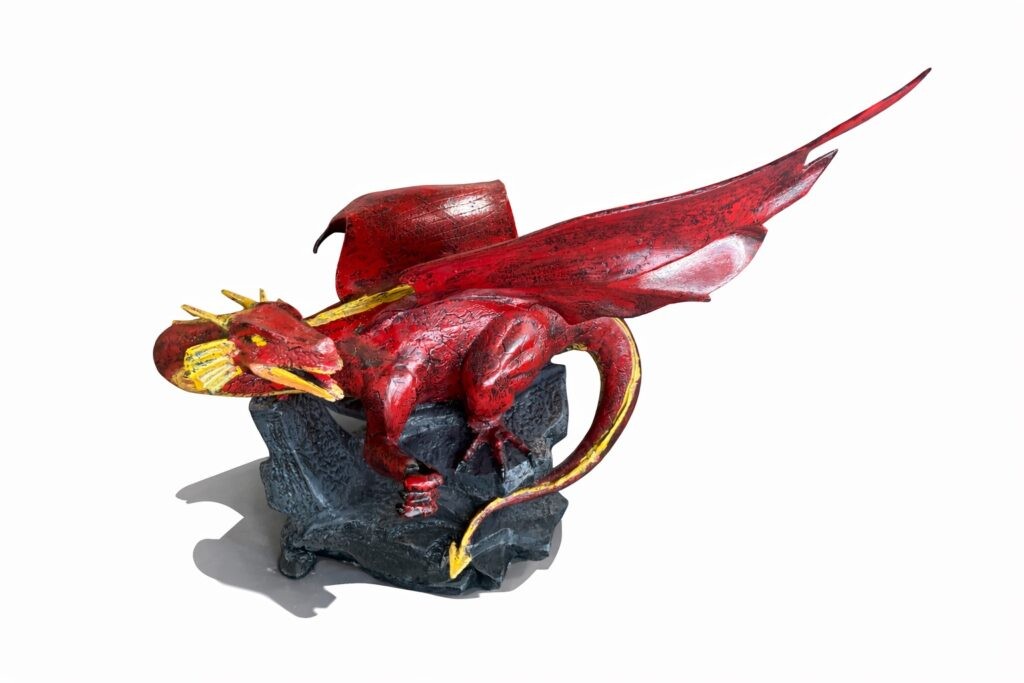 aluminum Dragon statue