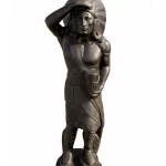 Life Size Indian Aluminum Scupture