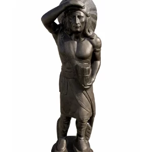 Life Size Indian Aluminum Scupture