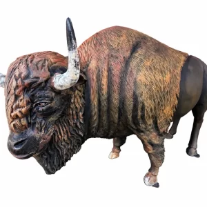 Life size realistic finish buffalo