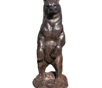 Brown Bear Aluminum Statue