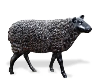 Aluminum Sheep Statue